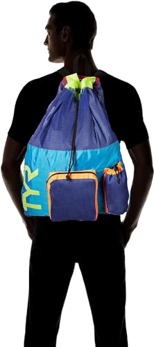 TYR LBMMB360ALL Big Mesh Mummy Backpack BLK/WHT All - color: Blk/Wht