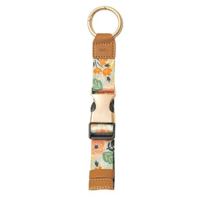 Add-a-Bag Luggage Strap, Adjustable Travel Carry Strap with Ring Hooks & Buckle, Heavy-Duty Bag Holder & Jacket Gripper, Luggage Straps/Luggage Belt, Travel Clip for Carry-On Suitcase & Backpack - color: Enchanting Blossom