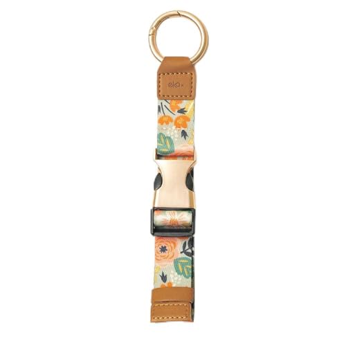 Add-a-Bag Luggage Strap, Adjustable Travel Carry Strap with Ring Hooks & Buckle, Heavy-Duty Bag Holder & Jacket Gripper, Luggage Straps/Luggage Belt, Travel Clip for Carry-On Suitcase & Backpack - color: Enchanting Blossom