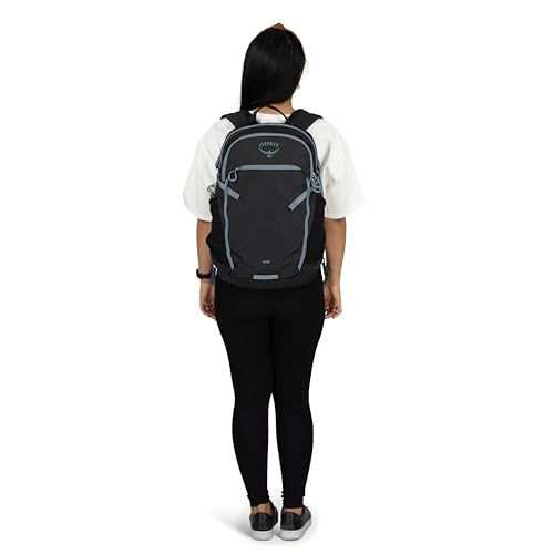 Osprey Axis Laptop Backpack – Sleek Everyday Pack with Laptop Sleeve, Water Bottle Pockets & Compression Straps - color: Black-shale Grey