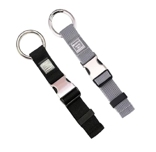 2PCS Add a Bag Luggage Strap Jacket Gripper, Heavy Duty Luggage Straps Carry-on Baggage Suitcase Straps Belts Travel Accessories,Carry Your Extra Bags - color: Black/Grey