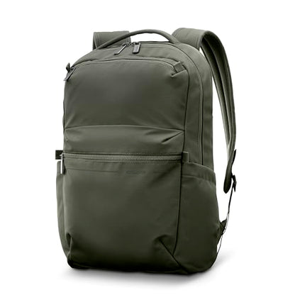 Samsonite Better Than Basic Backpack - Dedicated Laptop Compartment, Quick Stash Front Pockets and Lightweight Breathable Airmesh - Olive - color: Olive