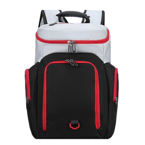 Basketball Backpack Large Sports Bag with Laptop Compartment, Ball and Shoe Compartment, for Volleyball Football - color: D