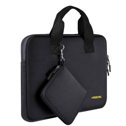 Hseok Laptop Sleeve 14 inch Case with Small Case, Compatible with MacBook Neo 14, MacBook Pro 14 M5/M4/M3/M2/M1, XPS 14 and Most 14 inch Notebooks, Neoprene Computer Handbag,B01K01 - color: B01k01, size: 14"