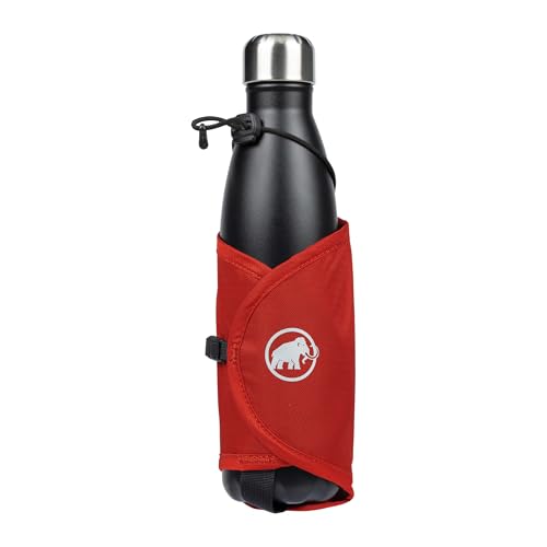 Mammut Lithium Add-on Bottle Holder - Water-Repellent, Adjustable Hydration Accessory for Hiking, Red, One Size - color: Red