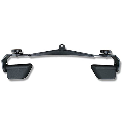 Adjustable Lat Pull down Bar, Cable Machine Attachments for Gym, Home Gym Fitness T-bar Row Pulldown Attachments, Lat Pull Down Machine Wide Grip Neutral Grip Handle - color: SP-B03
