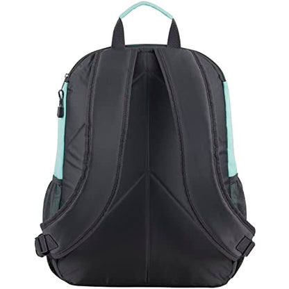 Eastsport Travel Laptop Backpack, Business Water Resistant Slim Sturdy Laptops Backpack College Work Computer Bag Unisex Fits 15" Notebook, Light Blue Mint