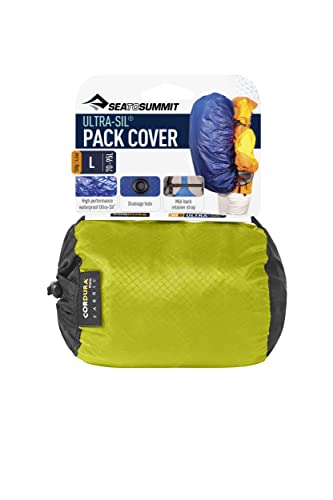 Sea to Summit Ultra-Sil Lightweight Waterproof Backpack Cover - color: Lime Green, style: Large