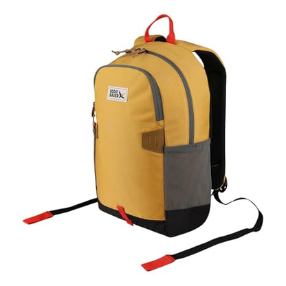 Eddie Bauer University Backpack 22L | Everyday Carry | Work | Travel | Commuter | Padded Laptop Sleeve | Stretch Bottle Pockets | Lightweight | Durable - Field Gold - color: University - Field Gold, size: 22L