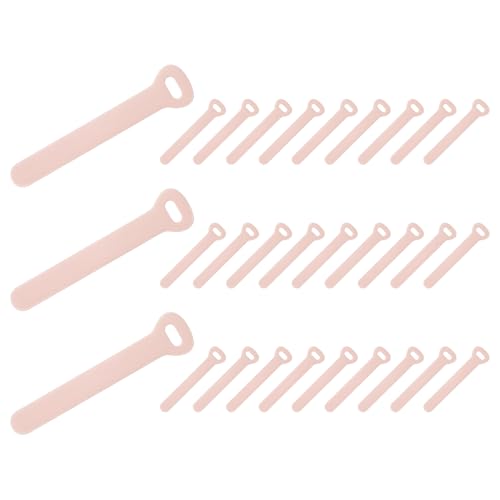 PATIKIL 30Pcs Leather Zipper Pull, 2.6" Replacement Zipper Puller Extender Backpack Luggage Sliders for Handbags Suitcases Bags Wallets Jackets Coats Pull Tabs, Pink - color: Pink