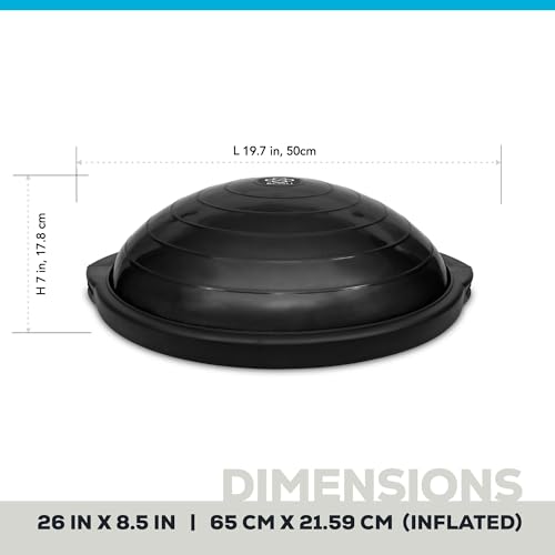 Bosu Sport Balance Trainer - color: Black