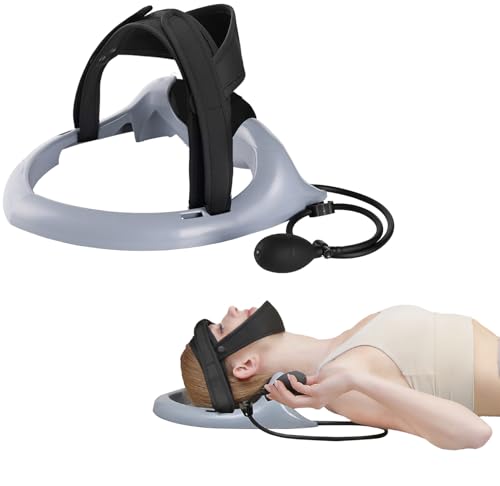 ECOGUN Posture Neck Exercising Cervical Spine Hydrator Pump, Relief for Stiffness, Relieves Neck Pain, Curve Restorer Gray - color: Gray