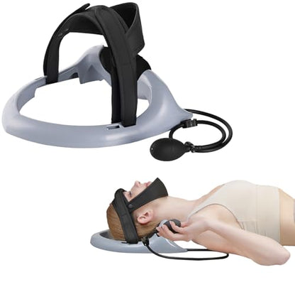 ECOGUN Posture Neck Exercising Cervical Spine Hydrator Pump, Relief for Stiffness, Relieves Neck Pain, Curve Restorer Gray - color: Gray