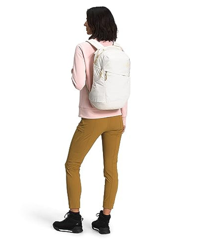 The North Face Women's Isabella 3.0 Backpack, Gardenia White Dark Heather/Gravel, One Size - color: Gardenia White Dark Heather/Gravel