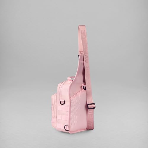 WOLFpak Tactical Sling Bag for Concealed Carry, EDC | Everday Crossbody Daypack - color: Dream Pink