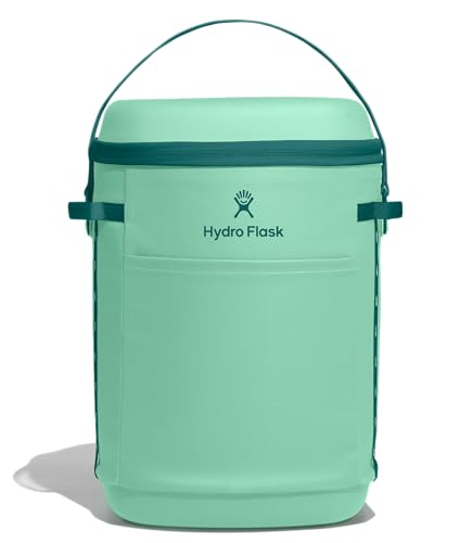 Hydro Flask Carryout Cooler Backpack - Insulated Portable Soft Cooler - 22 L Capacity in Mermaid Green - color: MERMAID GREEN, size: 22 L, style: Cooler Backpack