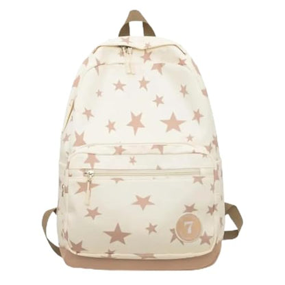 Large Travel Backpack for Women Durable Nylon Hiking Backpack Laptop Bookbag Daypack (White) - color: White