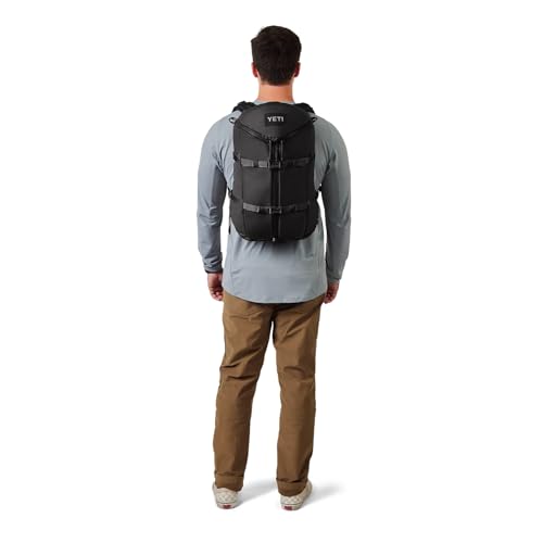 YETI Ranchero Backpack 22L, All-Day Utility Pack, Structured and Durable, Black - color: Black, size: 22L