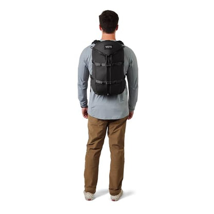 YETI Ranchero Backpack 22L, All-Day Utility Pack, Structured and Durable, Black - color: Black, size: 22L