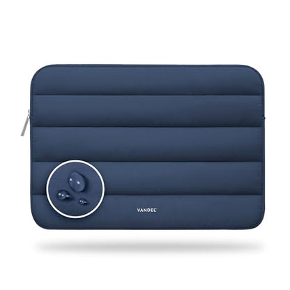 Vandel The Original Puffy Laptop Sleeve Case, 13-14 inch Laptop Sleeve Bag Case 13.3 Inch, Compatible with MacBook Air 13, Pro 14/13 iPad Pro 12.9, HP Dell ASUS, Computer Bag Cover - color: i. Navy, size: 13-14 Inch