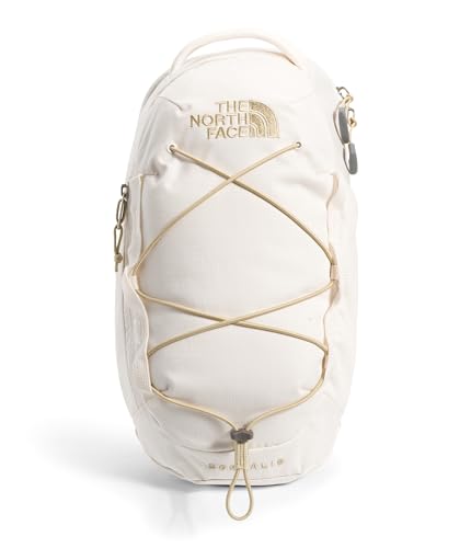 THE NORTH FACE Borealis SIing Bag | Crossbody Adjustable Strap, Water Repellent Finish, Multiple Compartments, Tablet Sleeve - color: Gardenia White Dark Heather/Gravel-npf