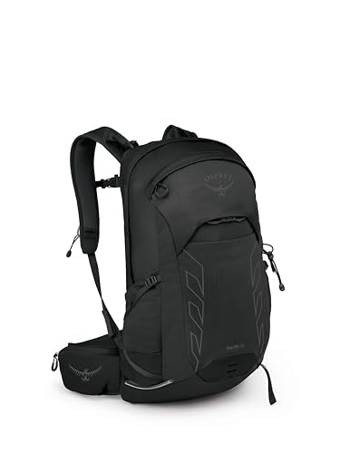 Osprey Talon 22L Men's Lightweight Hiking Backpack - Small Daypack for Travel & Camping, Black/Coal Grey - color: Black/Coal Grey, size: 22L - Standard Fit
