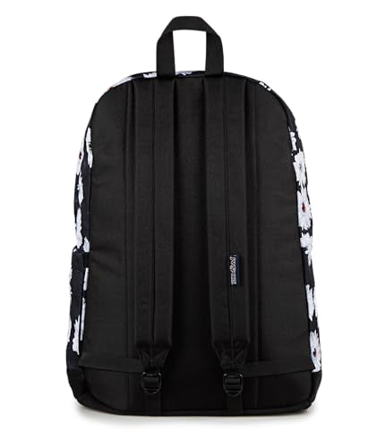 JanSport Right Pack Backpack - Durable Daypack with Padded 15" Laptop Sleeve, Spacious Main Compartment & Integrated Water Bottle Pocket, Eyeball Blossom - color: Eyeball Blossom