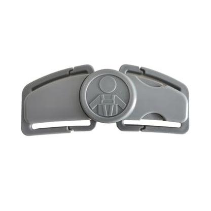 Universal Child Car Seat Chest Harness Clip Universal Safer Belt Clip Buckle Lock Stroller Chest Clip Adjustable Guard for Baby and Kids (Gray) - color: Gray