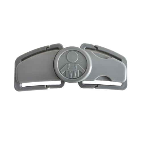 Universal Child Car Seat Chest Harness Clip Universal Safer Belt Clip Buckle Lock Stroller Chest Clip Adjustable Guard for Baby and Kids (Gray) - color: Gray