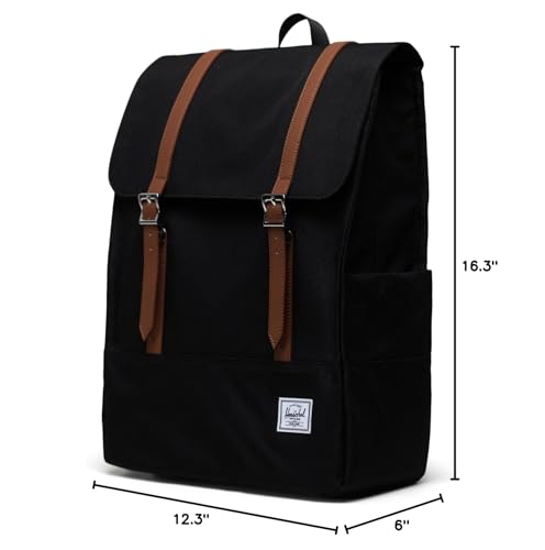 Herschel Supply Co. Unisex Survey Backpack, Black, 20L - color: Black, size: Standard - 20L