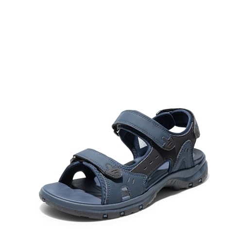DREAM PAIRS Men's Hiking Beach Summer Water Sandals - color: Navy, size: 10