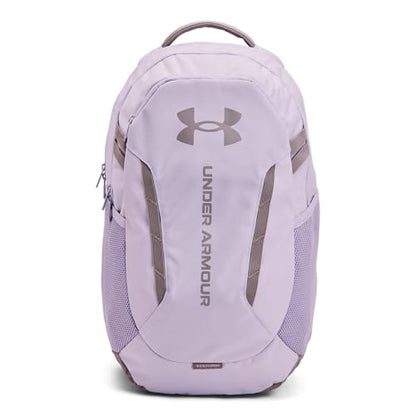Under Armour Unisex-Adult Hustle 6.0 Backpack, (535) Salt Purple/Salt Purple/Tetra Gray, One Size Fits Most - color: (535) Salt Purple / Salt Purple / Tetra Gray, size: One Size