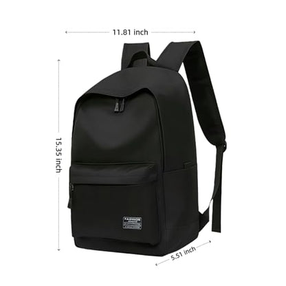 Large Capacity Men's and Women's Backpacks for Leisure Travel Sports Commuting Teenagers/College Students' Backpacks（Black） - color: Black