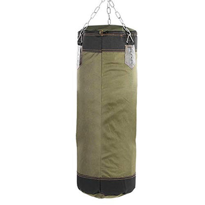 The New Hanging Boxing Punching Sandbag,Empty Training Boxing Hook Kick Sandbag Fight Karate Punch Punching Sand Bag Sandbag for Adults(0.6m-Green)