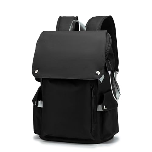 Anti Theft Travel Laptop Backpack with Usb Charging Port Water Resistant Extra Large (Black,17in) - color: Black