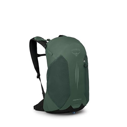Osprey Hikelite LT 22L Hiking Backpack - Lightweight Travel Daypack with Rain Cover for Men and Women, Tundra Green - color: Tundra Green, style: 22l