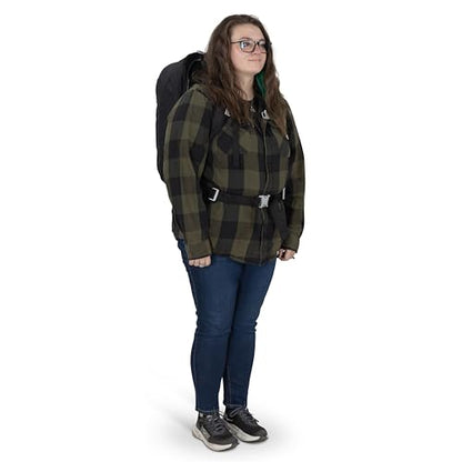 Osprey Fairview 40L Women's Travel Backpack - Carry On Bag with Laptop Sleeve and Toiletry Pocket, Black, Extended Fit - color: Black, style: 40l - Extended Fit