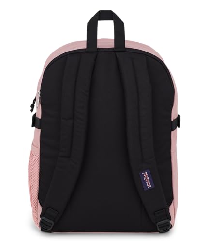 JanSport Main Campus Backpack - Travel or Work backpack w 15-Inch Laptop Sleeve and Dual Water Bottle Pockets, Misty Rose - color: Misty Rose