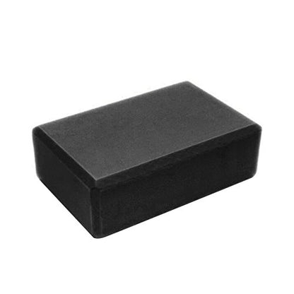 Yoga Blocks Black 2 Pack Supportive Latex-Free EVA Foam Yoga Blocks Set,9×6×3 Inches Lightweight High Density Non-Slip Surface Yoga Block for Stretching Pilates Meditation Exercise - color: Black