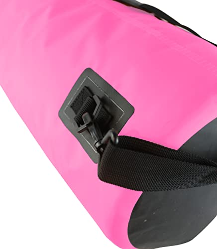 Enthusiast Gear Insulated Dry Bag Floating Cooler – 10L / 15L / 25L Roll Top, Leak Proof, Waterproof, Collapsible, with Padded Shoulder Strap - Perfect for Kayaking Fishing Beach - color: Pink, size: 10 Liter