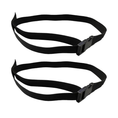 Pack of 2 Golf Trolley Webbing Straps with Buckle, Adjustable Cord Belts Nylon Webbing Strap for Backpack Laggage, Black