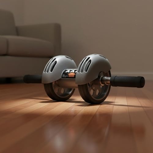 Automatic Return Silent Abdominal Braking Abdominal Exercise Roller for Beginners, Home Gym - style: Four-wheel Rebound