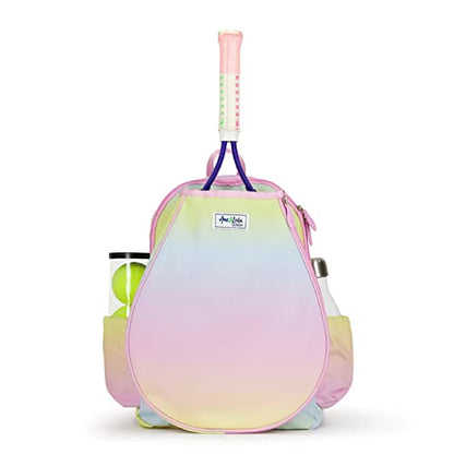 Ame & Lulu Little Love Tennis Backpack - color: Rainbow Sherbert