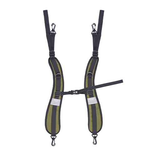 Oxford Cloth Backpack Strap with Belt Versatile DIY Supplies for Backpack Dry Bag Adjustable Length Padded (OD Green) - color: Od Green