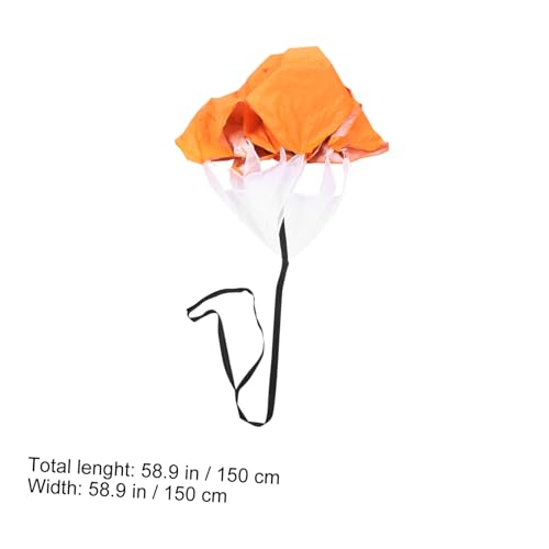 Toddmomy Resistance Running Parachute for Speed Training Adjustable Exercise Equipment for Adults Lightweight Nylon High Durability Suitable for Sprinting and Endurance Training