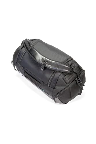 Orucase Janus Duffel 40L – Convertible Duffel Backpack for Cyclists | Removable Storage Pods, Ventilated Gear Pockets, Recycled Water-Resistant Materials, Smart Organization, Travel Bag - Black - color: Black, size: 40L