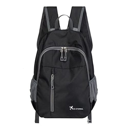 Geboldil Men's and women's leisure waterproof travel backpack - color: Black1