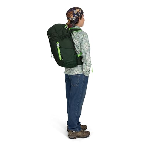 Osprey Jet 18L Kid's Hiking Backpack, Blue OS - color: Blue Spikemoss, size: 18L