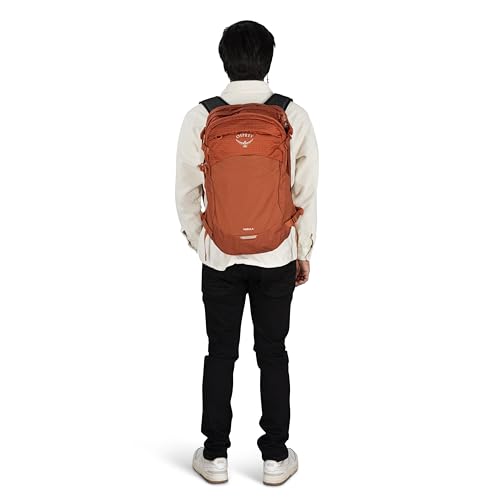 Osprey Nebula Commuter Backpack - Everyday Bag with Laptop Sleeve and Bottle Pockets, Sandy Grey/Olive Tan Heather - color: Sandy Grey-olive Tan Heather