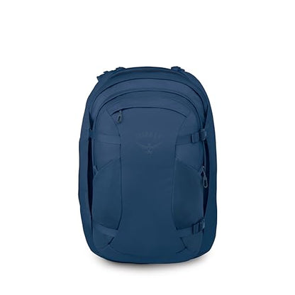 Osprey Farpoint 55L Men's Travel Backpack - Carry On Bag with Personal Item Sized Detachable Daypack, Antique Blue - color: Antique Blue, style: 55l